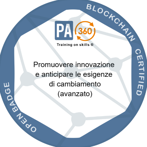 Promuovere innovazione e anticipare le esigenze di cambiamento (avanzato)